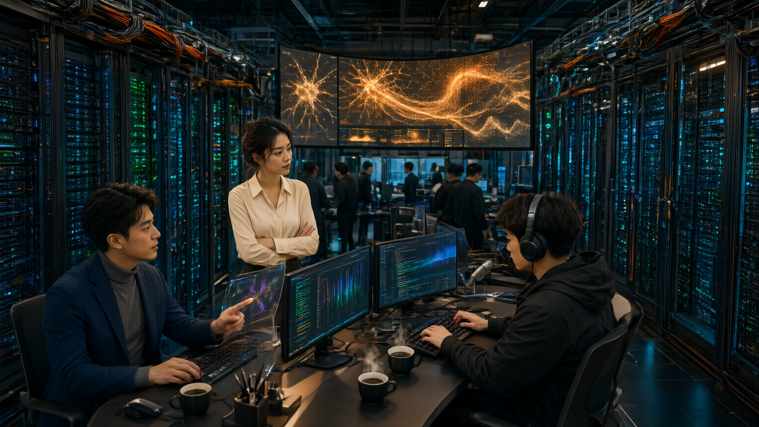 开云电竞团队与技术数据中心展示